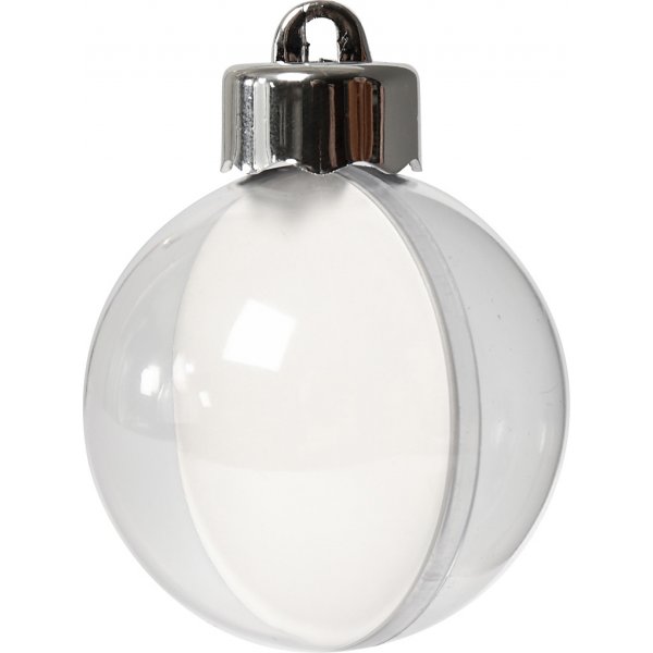 Decoratieve bal - transparant - Ø5 cm - 10 st Decoratieve bal - transparant - Ø5 cm - 10 st