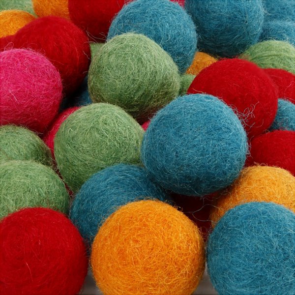 Wolkralen - krachtige kleuren - 64 st Wolkralen - krachtige kleuren - 64 st