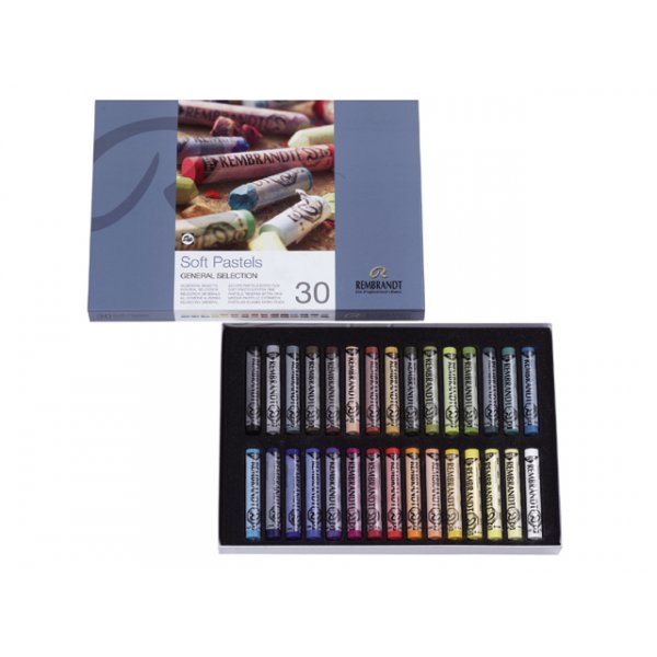 Zachte pastelkleurige kleurpotloden - 30 st