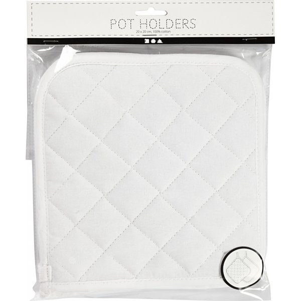 Pannenlappen - wit - 1 paar Pannenlappen - wit - 1 paar