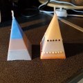 Klant imago Kaarsenvaas 105 x 67 x 67 mm - piramide / max. 65 °C
