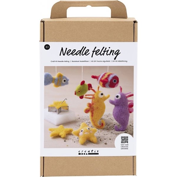 DIY Kit Naaldvilten - Dieren in water