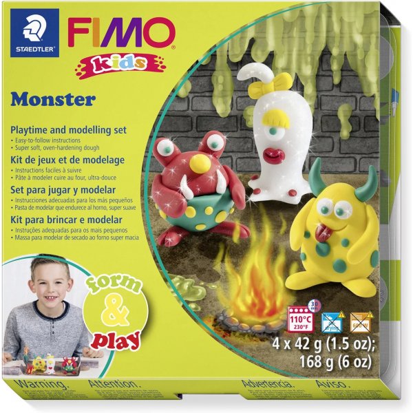 Modelset Fimo Kids Form&Play - Monster