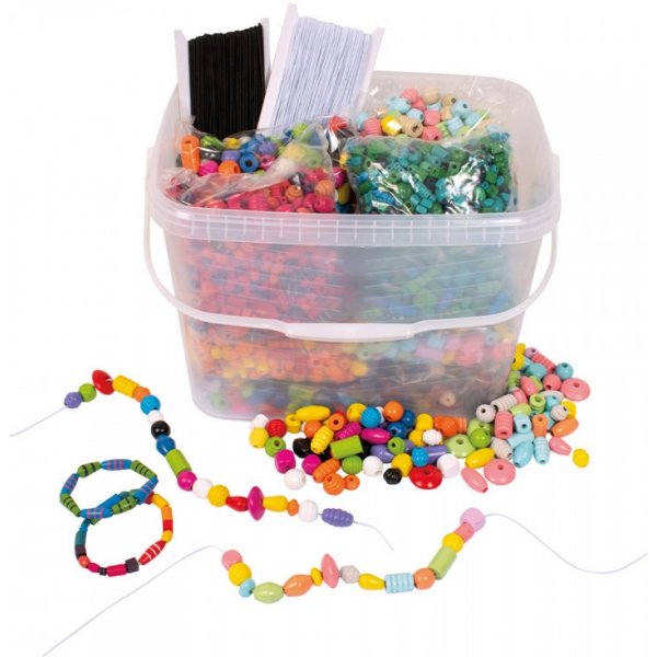 Starterset van houten kralen Starterset van houten kralen