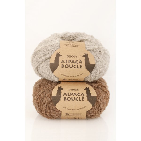 Drops Alpaca Bouclé-garen - 50 g