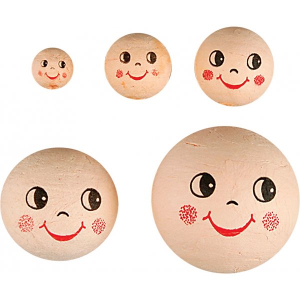 Koppen - ivoor - Ø12+18+22+30+40 mm - 100 stuks Koppen - ivoor - Ø12+18+22+30+40 mm - 100 stuks