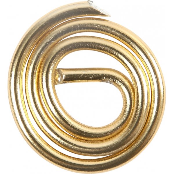 Aluminiumdraad - 2 mm - goud - 10 m