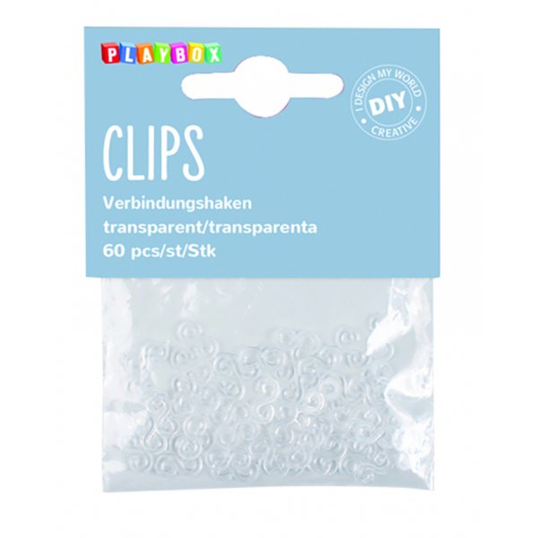 Kunststof clips 50 stuks/fp