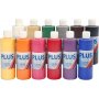 Plus Color Hobbyverf - standaardkleuren - 12 x 250 ml