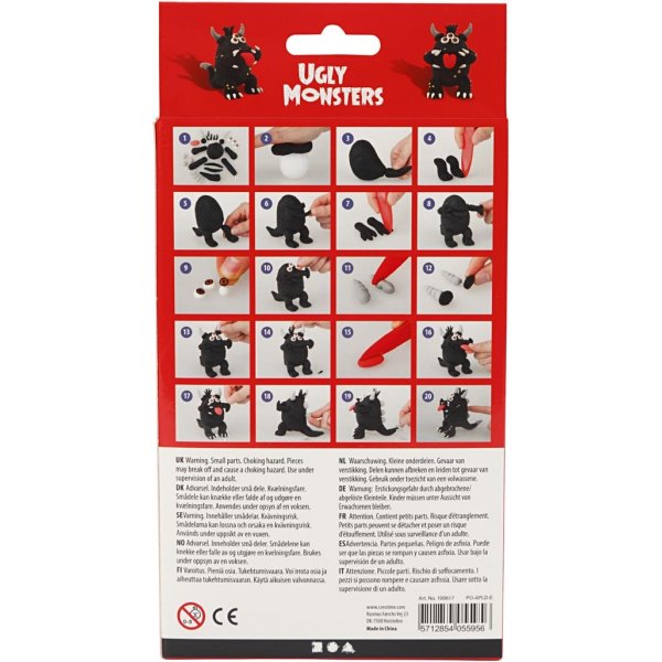 Funny Friend startset - zwart - monster