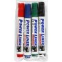 Whiteboardstiften 4 mm - gemengde kleuren - 4 st