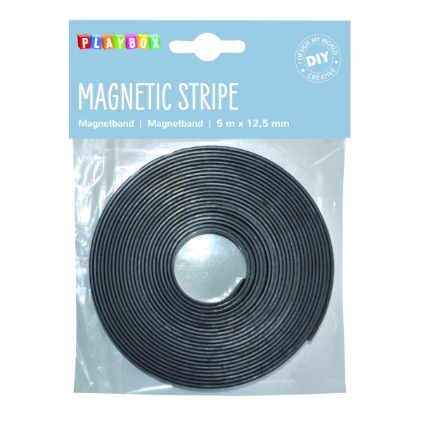 Magneetband 5 m (breedte 12,5 mm)