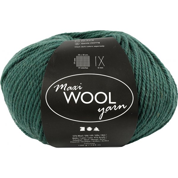 Wolgaren - groen - 100 gr