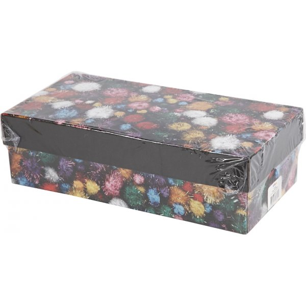 Pompons - felle kleuren - glitters - 300 gr Pompons - felle kleuren - glitters - 300 gr