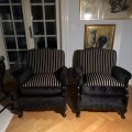 Klant imago Polyester fluweel 150 cm - Zwart