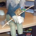 Klant imago Zuivere scheerwol 30 g - grasgroen