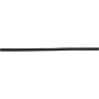 Leren koord - zwart - 3 mm - 5 m