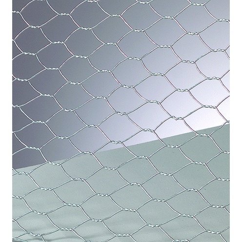 Kippengaas 14x14 mm / 50x500 cm / 0,7 - gegalvaniseerd