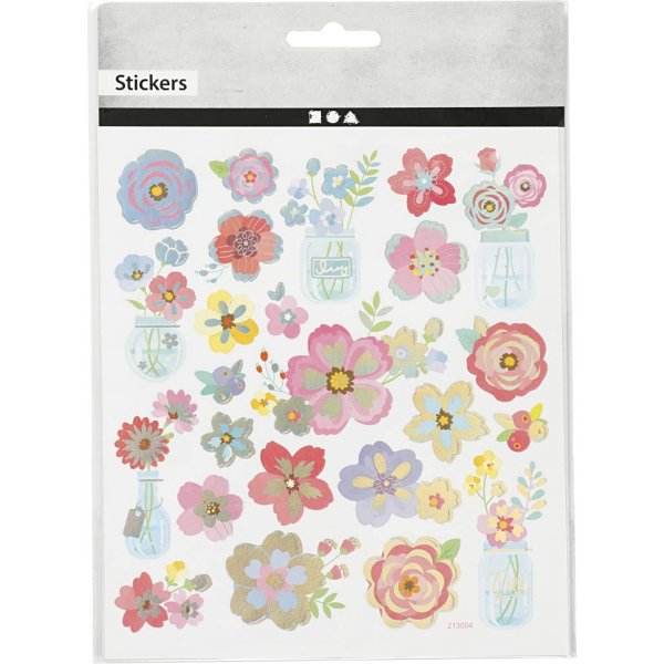 Stickers - lentebloemen Stickers - lentebloemen