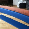 Klant imago Tanja - Effen - Blauw - 140 cm