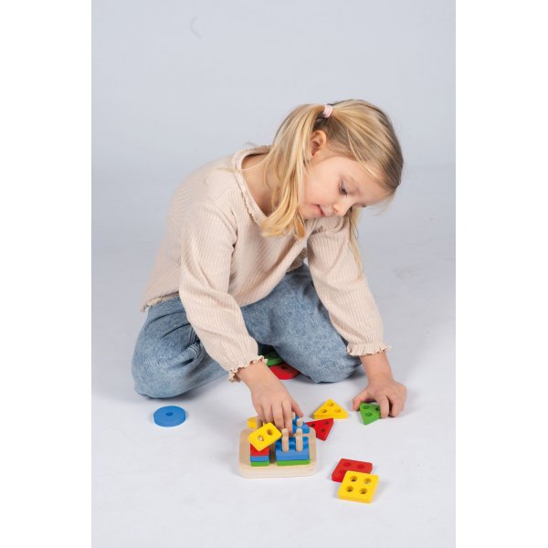 Overeenkomende spel Geometrische vormen Overeenkomende spel Geometrische vormen