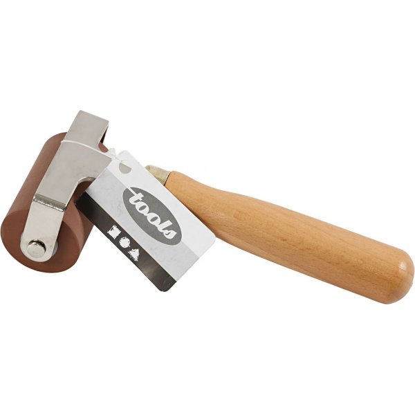 Rubberen rol/linoleumrol - 4,9 cm Rubberen rol/linoleumrol - 4,9 cm