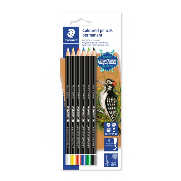 Lumocolor Krijtpen Permanent - 6 kleuren