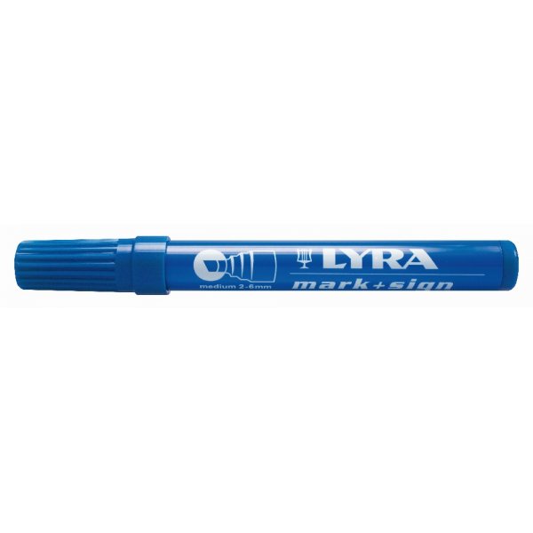 Permanente marker Mark&Sign 2-6 mm - Blauw