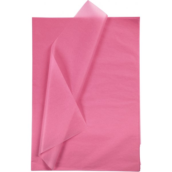 Vloeipapier - roze - 50 x 70 cm - 14 gr - 10 vellen Vloeipapier - roze - 50 x 70 cm - 14 gr - 10 vellen