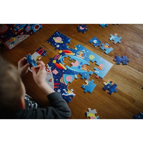 Puzzel Geheime afbeelding - De ruimte