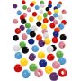 Congo mix - gemengde kleuren - 6 mm - 700 ml