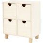 Bureau op pootjes met 4 lades