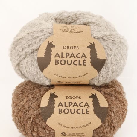 Drops Alpaca Bouclé-garen - 50 g Drops Alpaca Bouclé-garen - 50 g