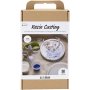 DIY Kit Harsgieten, Ronde bak met marmering