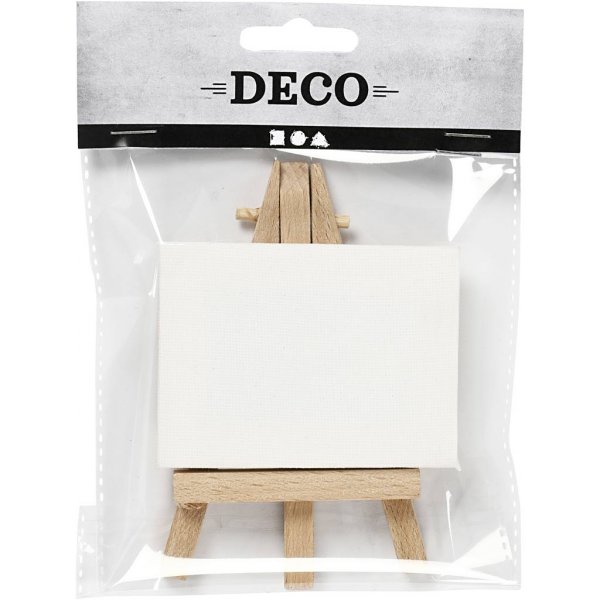 Schildersezel met afneembaar canvas - wit