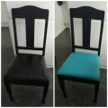 Klant imago Bekledingsstof Vinyl / Kunstleer Turquoise - 140 cm