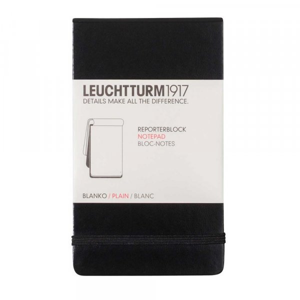 Notitieblok A6 Hard Blank - Zwart