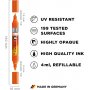 Acrylstiften One4All Twin 1,5 + 4mm