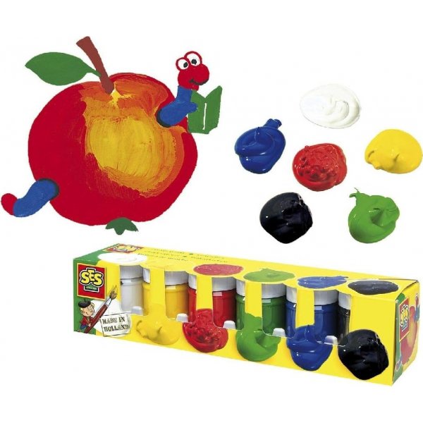 Posterkleuren 6x50ml Posterkleuren 6x50ml