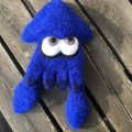 Klant imago Viltwol - blauw gemengd 50 g Merinowol superfijn