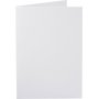 Kaart - wit - 10,5 x 15 cm - 10 st