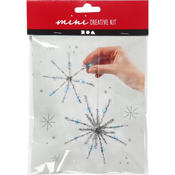Mini DIY Kit - ijskristallen/sneeuwvlokken Mini DIY Kit - ijskristallen/sneeuwvlokken