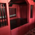 Klant imago Bekledingsstof Vinyl / Kunstleer Ferrari-Rood - 140 cm