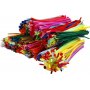 Pijpenrager - gemengde kleuren en diktes - 700 st