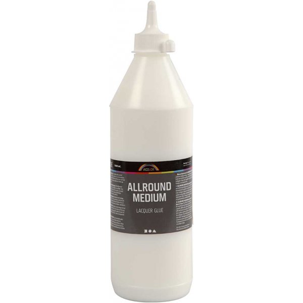 Lijmvernis allround medium - 1000 ml Lijmvernis allround medium - 1000 ml