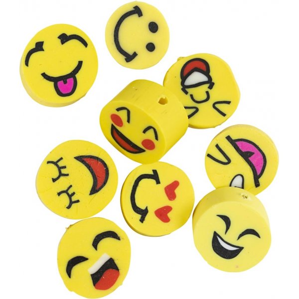 Figuurkralen - Smiley - 60 st Figuurkralen - Smiley - 60 st