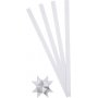 Sterstroken - wit - 4,5 cm - 100 stroken