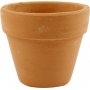 Terracotta potten - 7 cm - 24 st