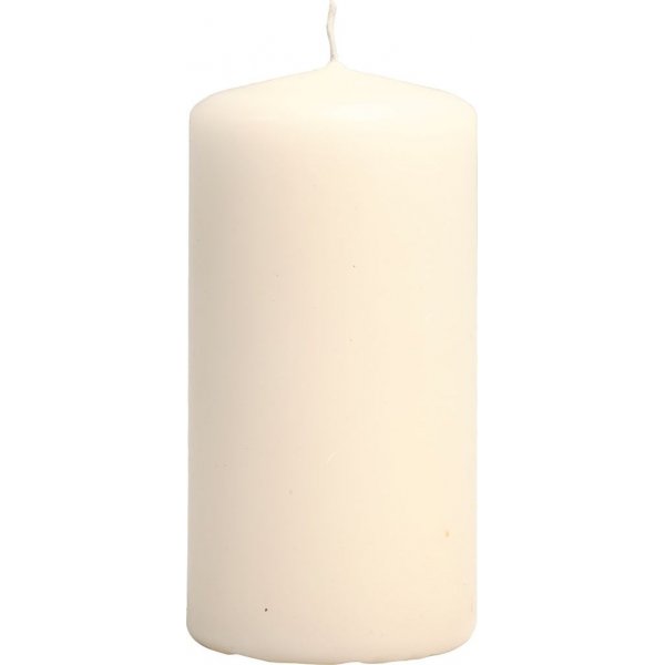 Bloklamp - gebroken wit - 50 mm - 6 st