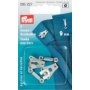 Broek- & rokhaken zilverkleur 9 mm 2 st